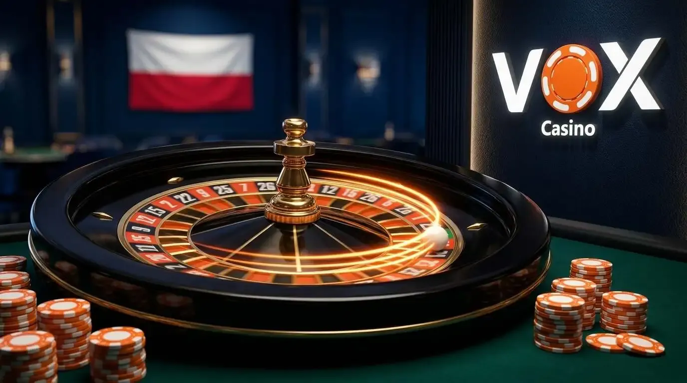Roulette wheel spinning in casin